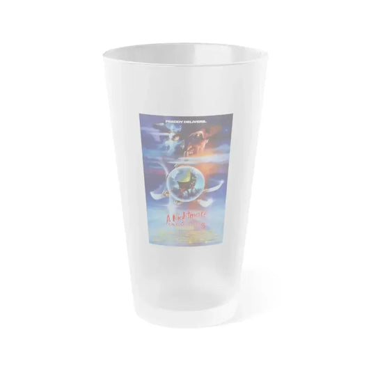 A NIGHTMARE ON ELM STREET 5 THE DREAM CHILD 1989 Movie Poster - Frosted Pint Glass 16oz 16oz Frosted - Go Mug Yourself
