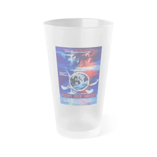 A NIGHTMARE ON ELM STREET 5 THE DREAM CHILD (DANISH) 1989 Movie Poster - Frosted Pint Glass 16oz 16oz Frosted - Go Mug Yourself