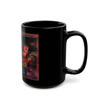 A NIGHTMARE ON ELM STREET 5 THE DREAM CHILD (VHS COVER) - Black Coffee Mug-Go Mug Yourself