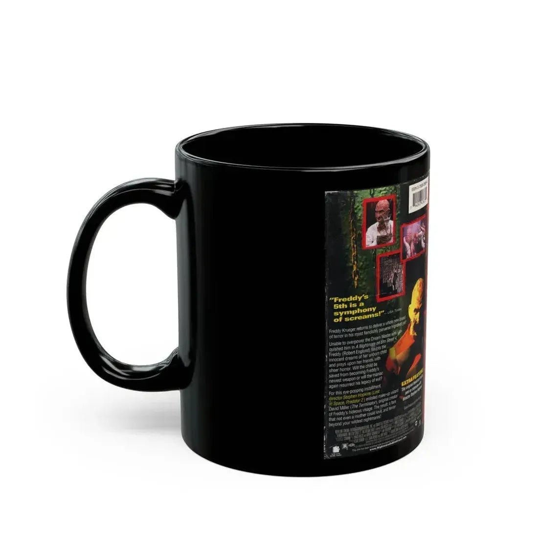 A NIGHTMARE ON ELM STREET 5 THE DREAM CHILD (VHS COVER) - Black Coffee Mug - Go Mug Yourself