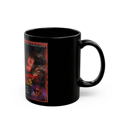 A NIGHTMARE ON ELM STREET 5 THE DREAM CHILD (VHS COVER) - Black Coffee Mug-Go Mug Yourself