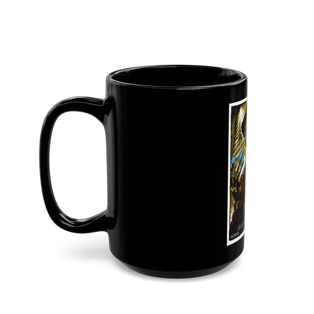 A NIGHTMARE ON ELM STREET III (ALAMO) 1987 Movie Poster - Black Coffee Mug-Go Mug Yourself