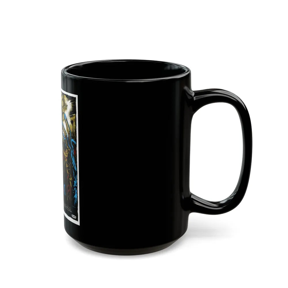 A NIGHTMARE ON ELM STREET III (ALAMO) 1987 Movie Poster - Black Coffee Mug-Go Mug Yourself