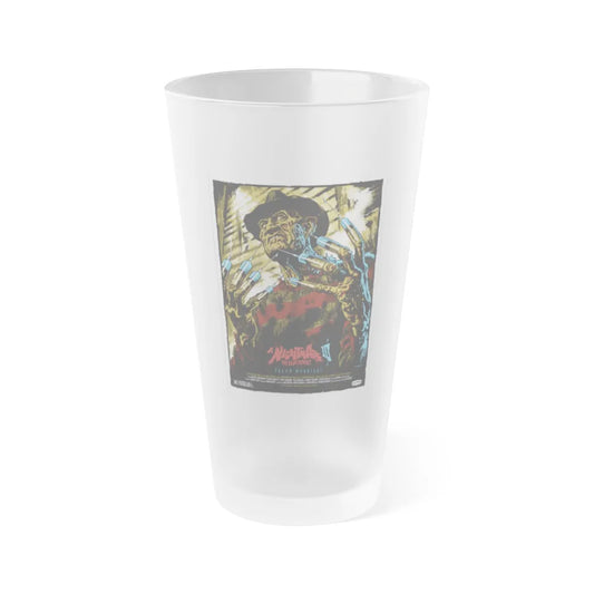 A NIGHTMARE ON ELM STREET III (ALAMO) 1987 Movie Poster - Frosted Pint Glass 16oz-16oz-Frosted-Go Mug Yourself