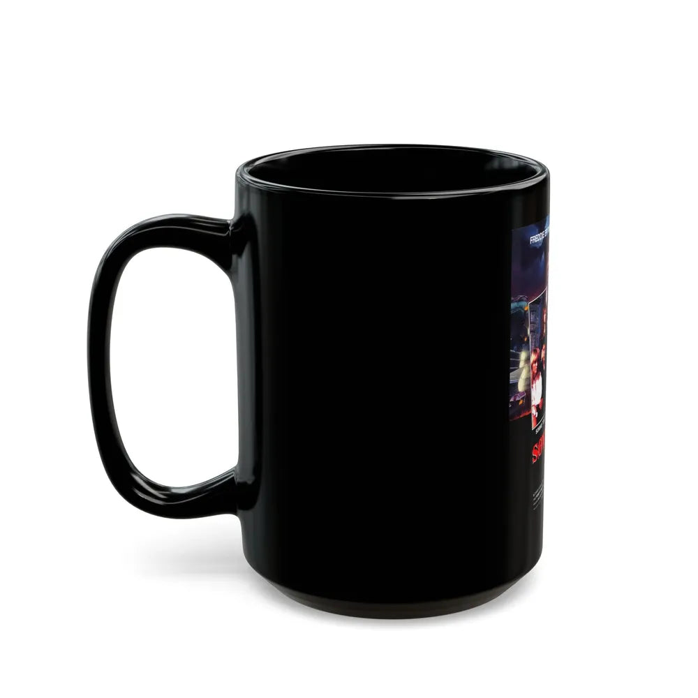 A NIGHTMARE ON ELM STREET PART 4 THE DREAM MASTER (DANISH) 1988 Movie Poster - Black Coffee Mug-Go Mug Yourself