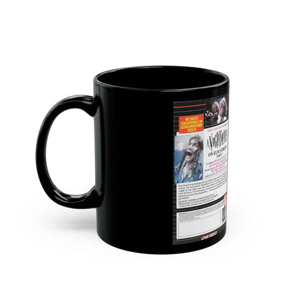 A NIGHTMARE ON ELM STREET PART 5 (VHS COVER) - Black Coffee Mug-Go Mug Yourself