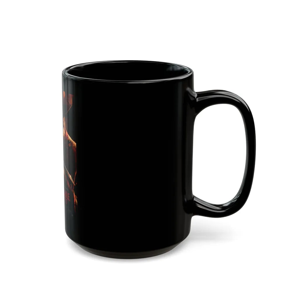 A NIGHTMARE ON ELM STREET (REMAKE) 1984 Movie Poster - Black Coffee Mug-Go Mug Yourself