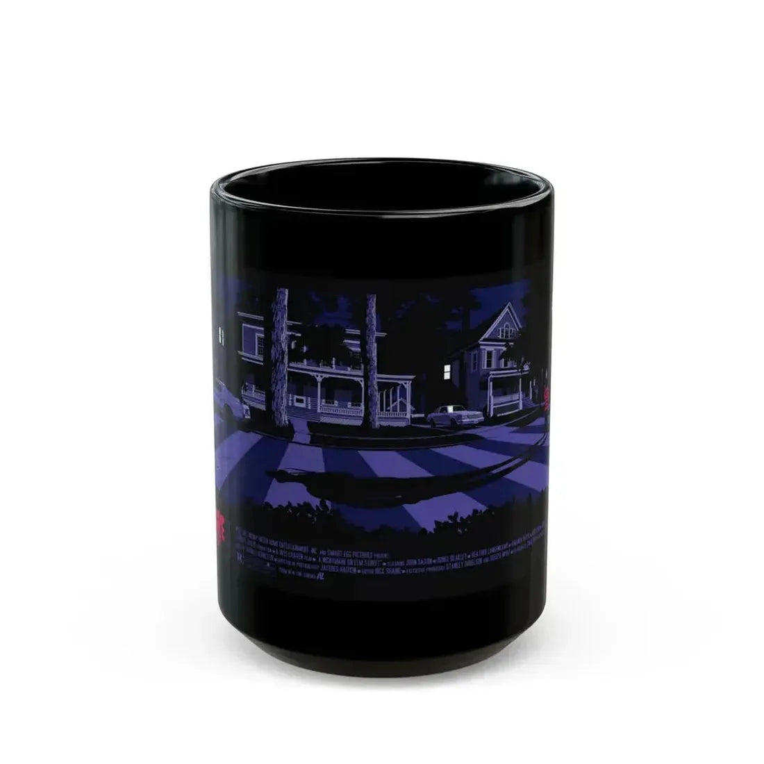A NIGHTMARE ON ELM STREET (RERELEASE) 1984 Movie Poster - Black Coffee Mug 15oz - Go Mug Yourself