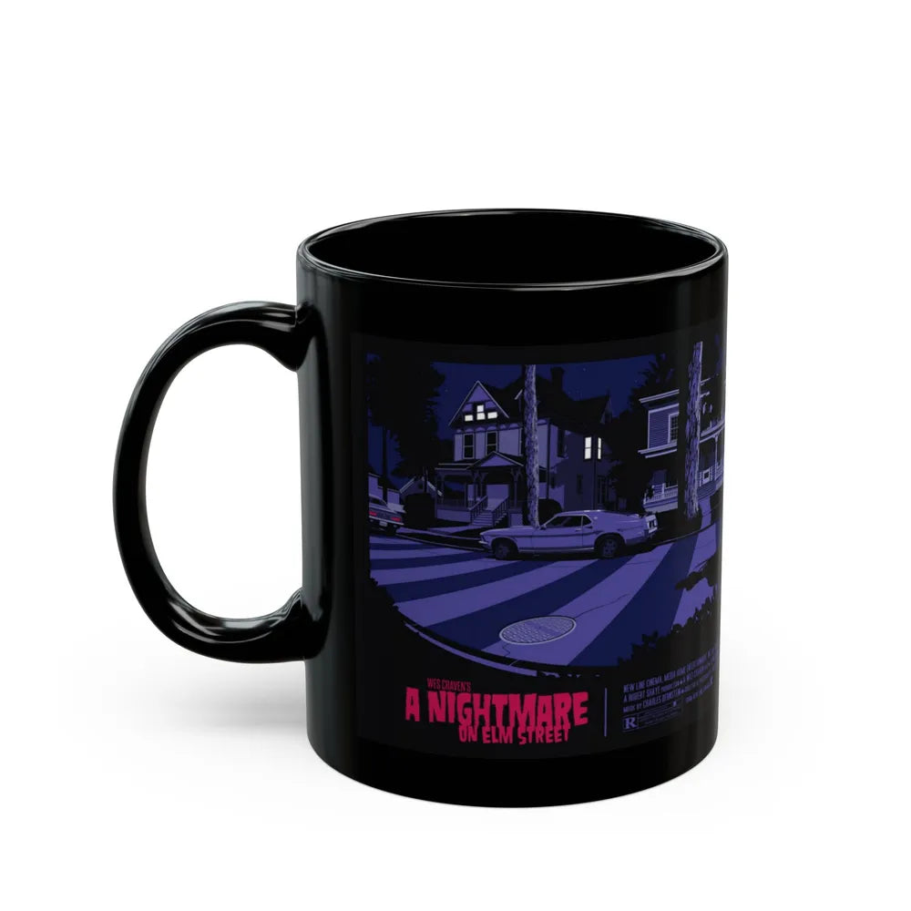 A NIGHTMARE ON ELM STREET (RERELEASE) 1984 Movie Poster - Black Coffee Mug-Go Mug Yourself