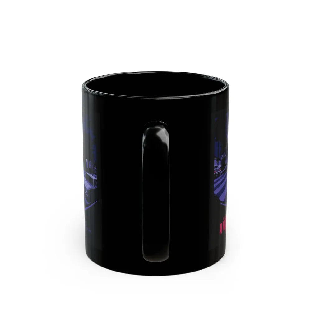 A NIGHTMARE ON ELM STREET (RERELEASE) 1984 Movie Poster - Black Coffee Mug-Go Mug Yourself