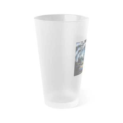 A NIGHTMARE ON ELM STREET (UK) 1984 Movie Poster - Frosted Pint Glass 16oz-Go Mug Yourself