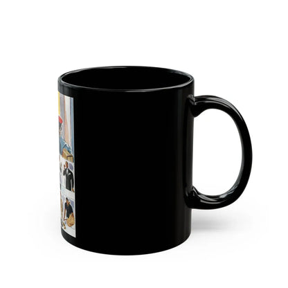 A Page For The European Traveler, Esquire, June 1934 - Black Coffee Mug-Go Mug Yourself