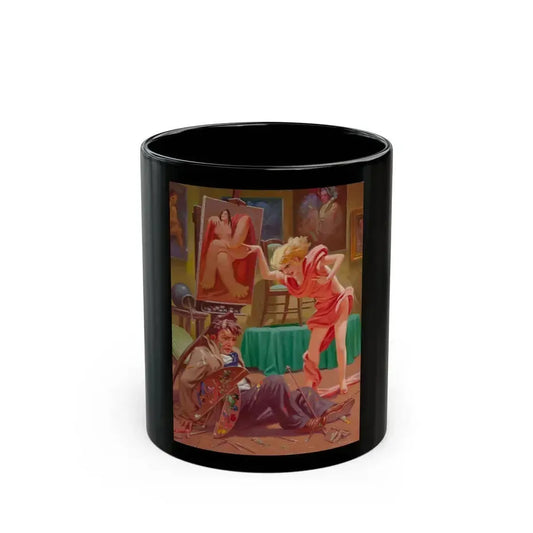A Painting Accident - Black Coffee Mug 11oz - Go Mug Yourself