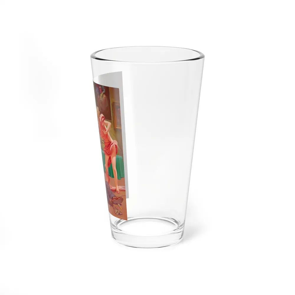 A Painting Accident (Magazine Illustration) Pint Glass 16oz-Go Mug Yourself