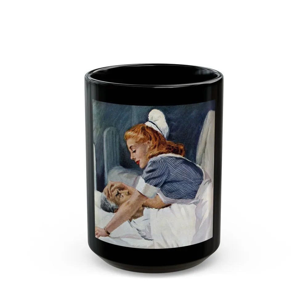 A Pair of Shoes, Good Housekeeping, April 1947 - Black Coffee Mug-15oz-Go Mug Yourself