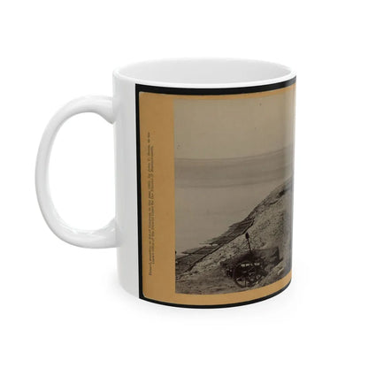 A Parapet Of Fort Sumpter (I.E. Sumter), Looking Toward Morris Island (U.S. Civil War) White Coffee Mug-Go Mug Yourself