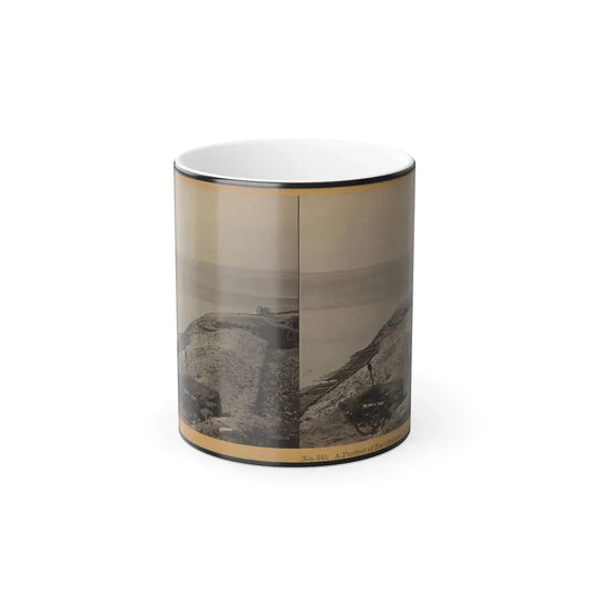 A Parapet of Fort Sumpter (I.E. Sumter), Looking Toward Morris Island (U.S. Civil War) Color Changing Coffee Mug 11oz Default Title 11oz - Go Mug Yourself