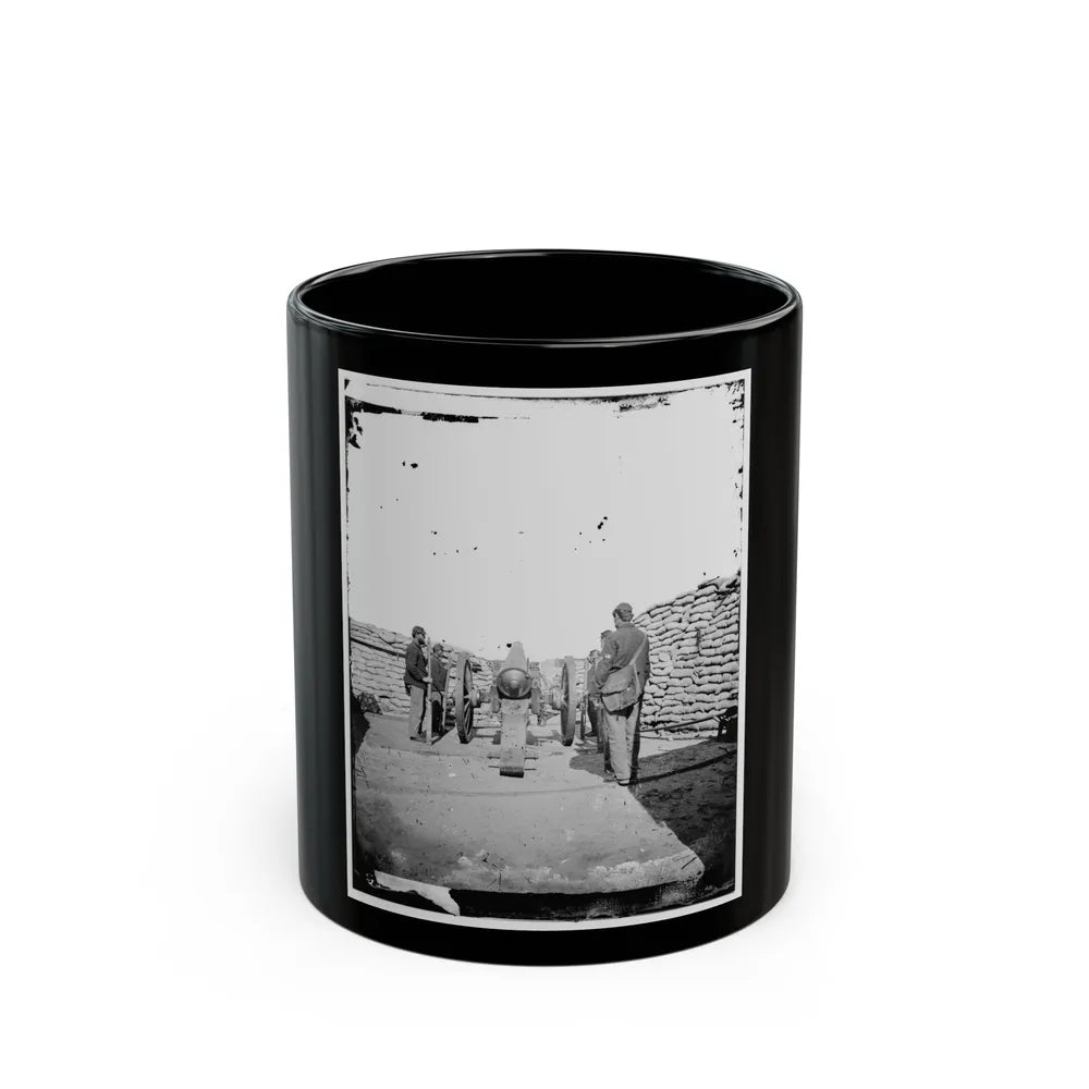 A Parrott Gun (Trained On Sumter ) (U.S. Civil War) Black Coffee Mug-11oz-Go Mug Yourself