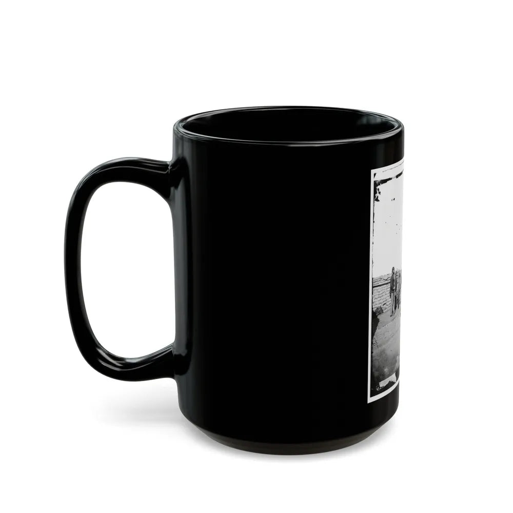 A Parrott Gun (Trained On Sumter ) (U.S. Civil War) Black Coffee Mug-Go Mug Yourself