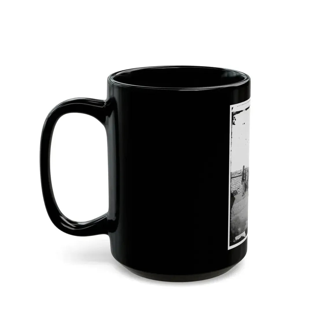 A Parrott Gun (Trained On Sumter ) (U.S. Civil War) Black Coffee Mug - Go Mug Yourself