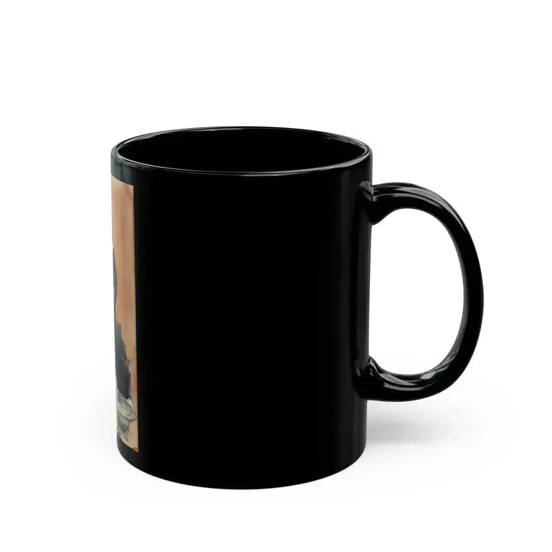 A Passionate Kiss, story illustration, 1922 - Black Coffee Mug - Go Mug Yourself
