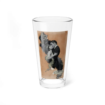 A Passionate Kiss, story illustration, 1922 (Magazine Illustration) Pint Glass 16oz-16oz-Go Mug Yourself