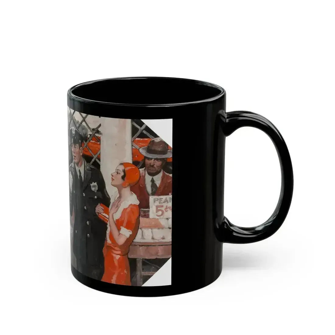 A Path to Paradise, Red Book interior illustration, October 1931 - Black Coffee Mug - Go Mug Yourself