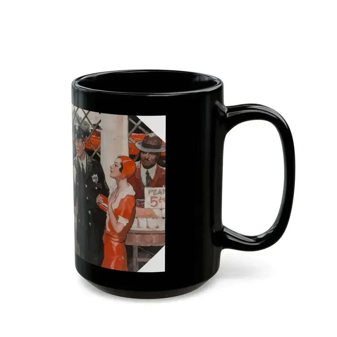 A Path to Paradise, Red Book interior illustration, October 1931 - Black Coffee Mug - Go Mug Yourself