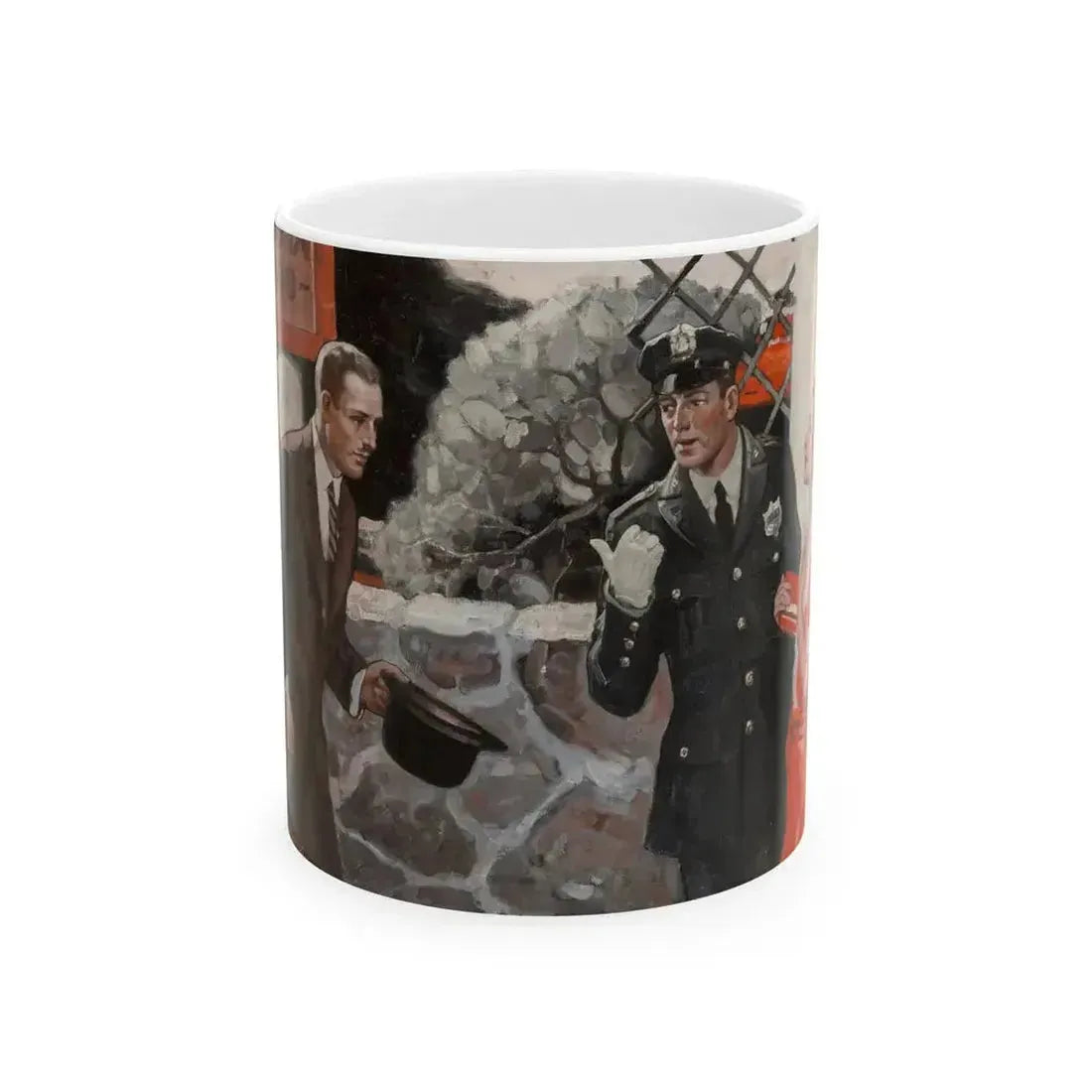 A Path to Paradise, Red Book interior illustration, October 1931 - White Coffee Mug 11oz - Go Mug Yourself