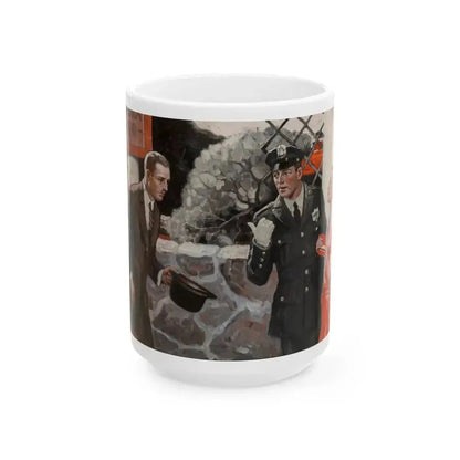 A Path to Paradise, Red Book interior illustration, October 1931 - White Coffee Mug 15oz - Go Mug Yourself
