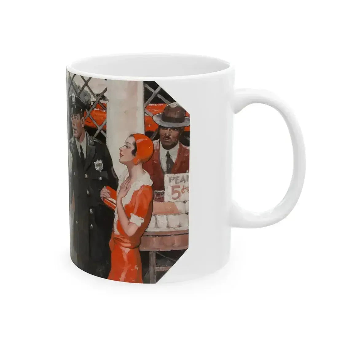 A Path to Paradise, Red Book interior illustration, October 1931 - White Coffee Mug - Go Mug Yourself