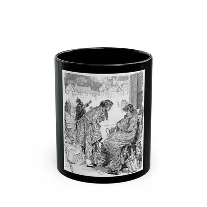 A Philosopher, Life Magazine illustration, 1915 - Black Coffee Mug 11oz - Go Mug Yourself