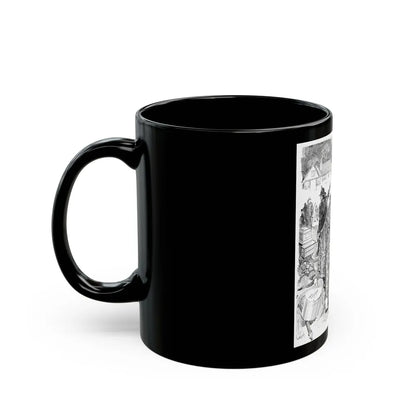 A Philosopher, Life Magazine illustration, 1915 - Black Coffee Mug-Go Mug Yourself