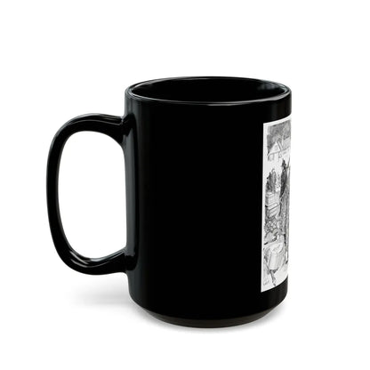 A Philosopher, Life Magazine illustration, 1915 - Black Coffee Mug-Go Mug Yourself