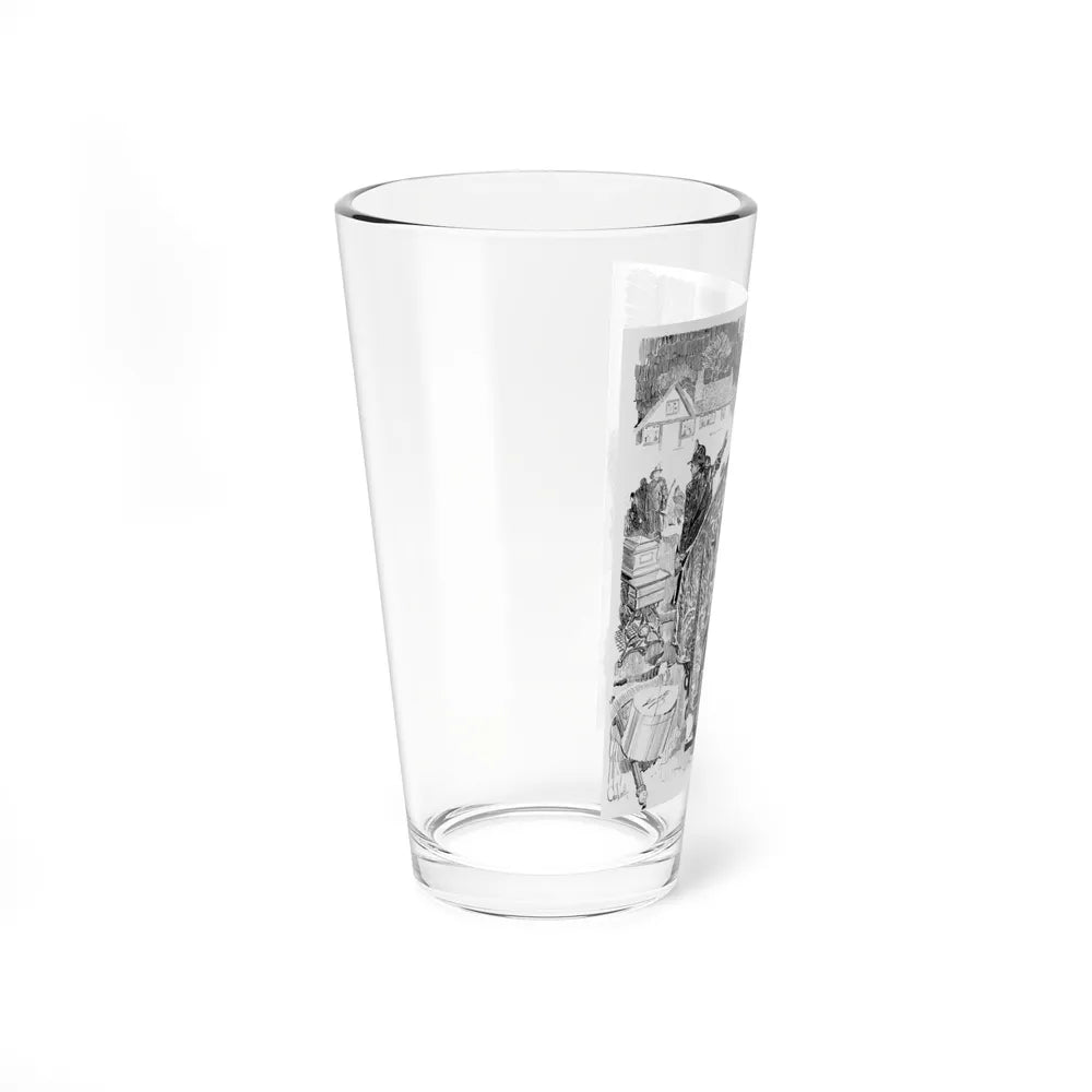 A Philosopher, Life Magazine illustration, 1915 (Magazine Illustration) Pint Glass 16oz-Go Mug Yourself