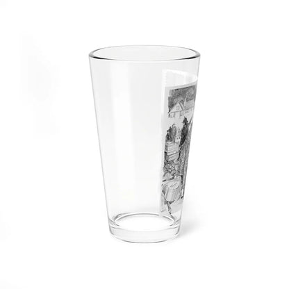 A Philosopher, Life Magazine illustration, 1915 (Magazine Illustration) Pint Glass 16oz-Go Mug Yourself