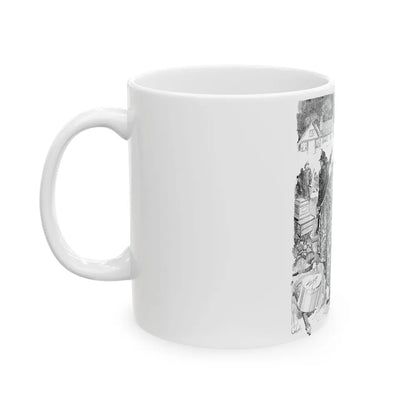 A Philosopher, Life Magazine illustration, 1915 - White Coffee Mug-Go Mug Yourself