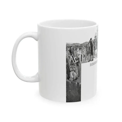 A Philosophy for Living, Cosmopolitan, November 1934 - White Coffee Mug - Go Mug Yourself
