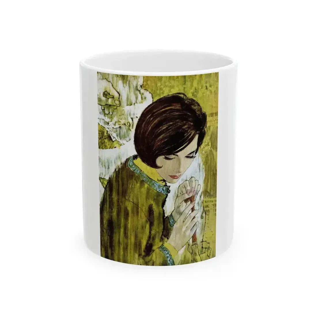 A Piece of Memory, Redbook, March 1961 - White Coffee Mug 11oz - Go Mug Yourself