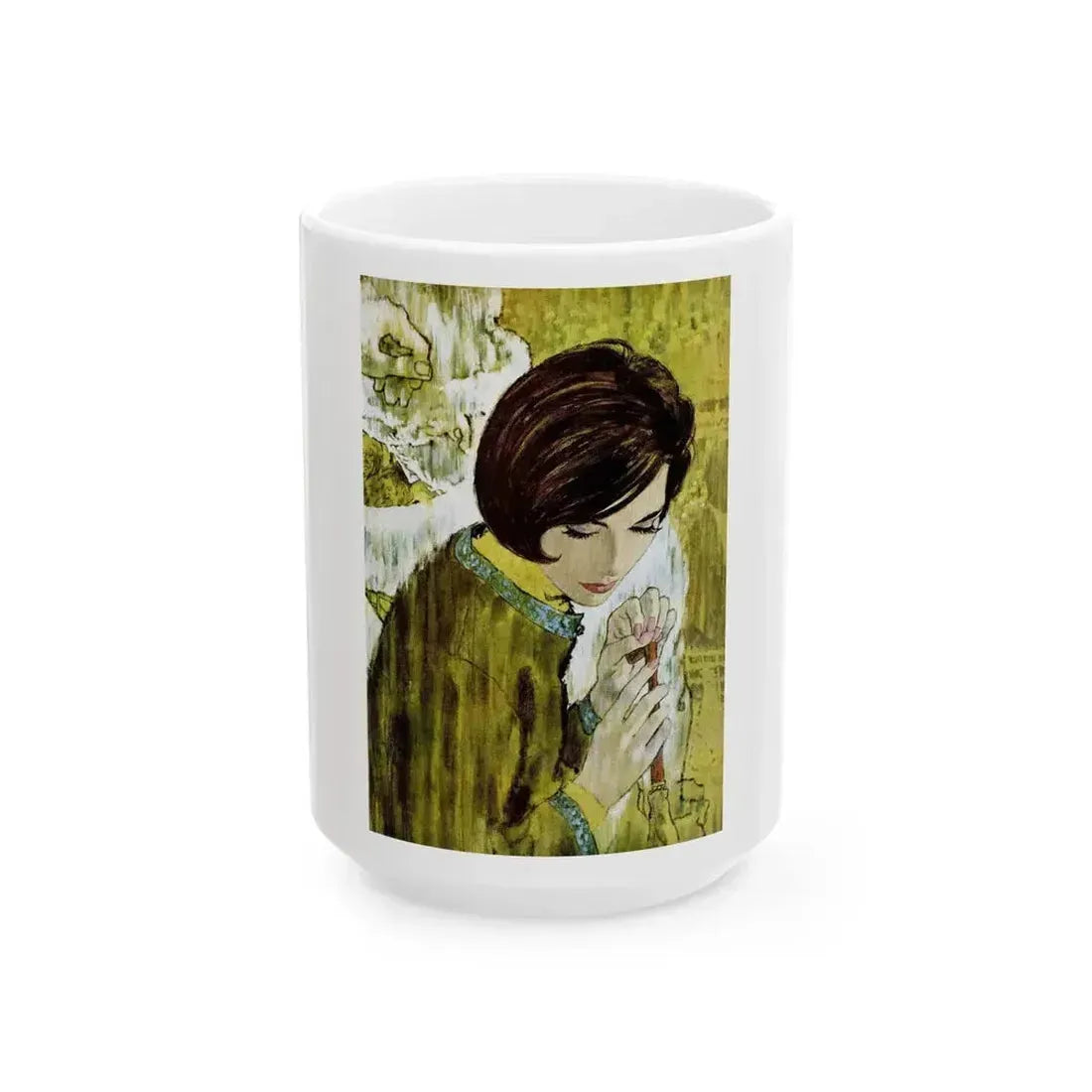 A Piece of Memory, Redbook, March 1961 - White Coffee Mug 15oz - Go Mug Yourself