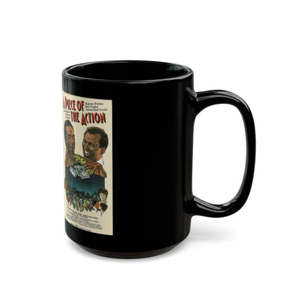 A PIECE OF THE ACTION (VHS COVER) - Black Coffee Mug-Go Mug Yourself