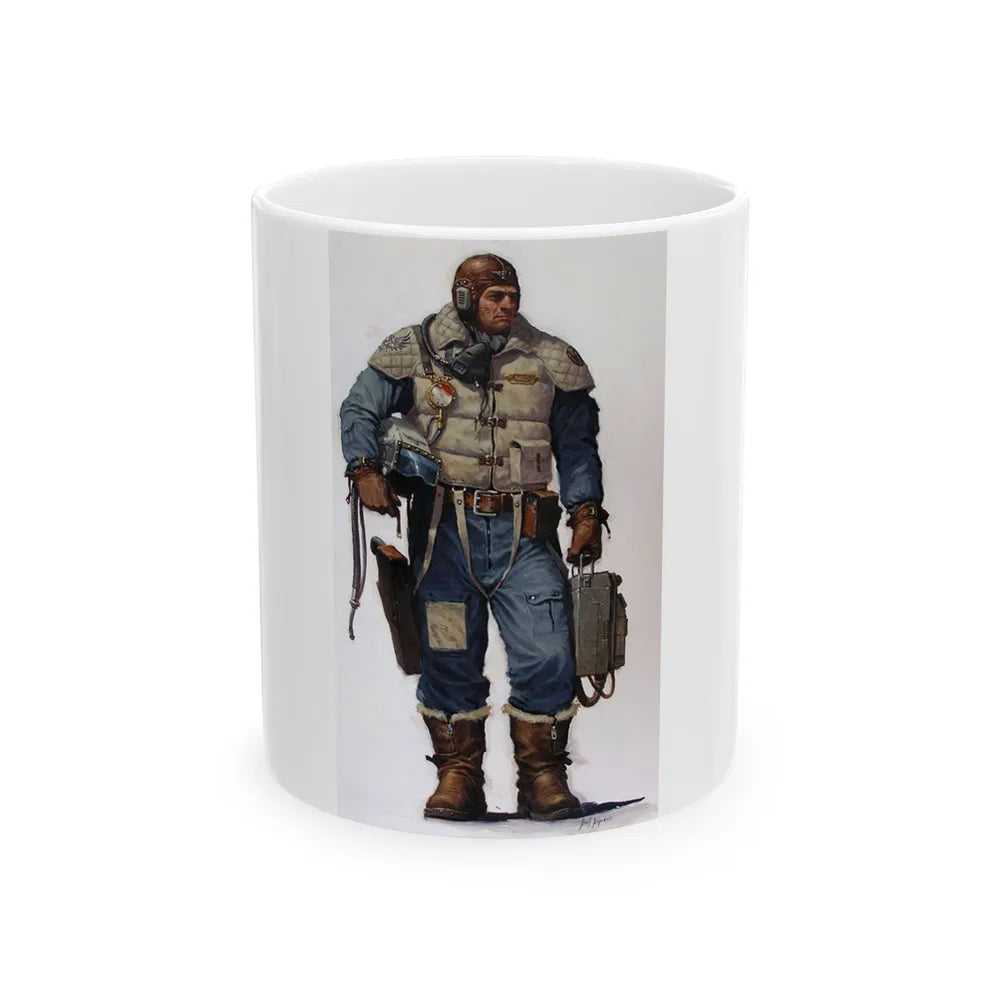 A pilot of the Imperial Navy - White Coffee Mug-11oz-Go Mug Yourself