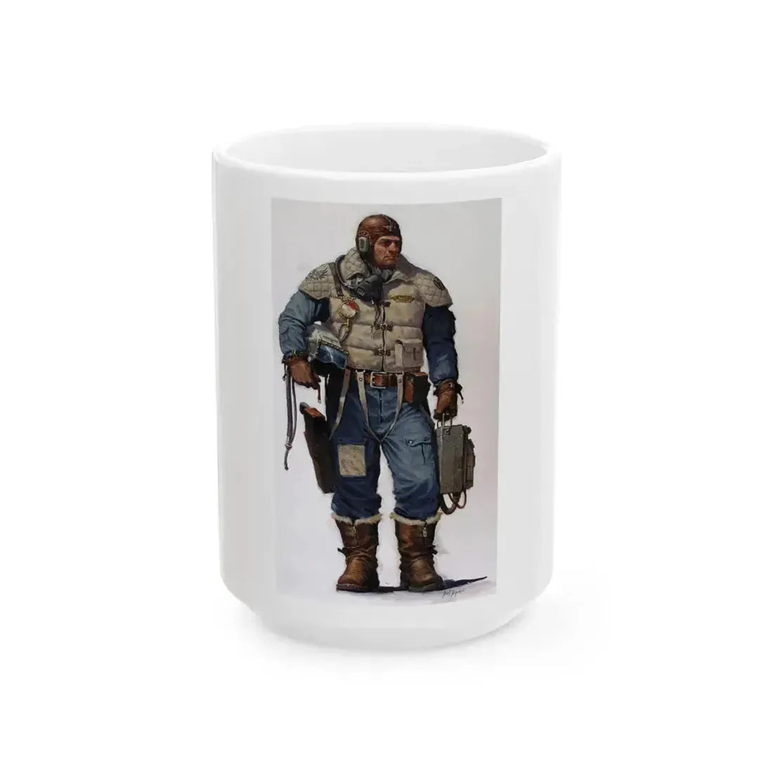 A pilot of the Imperial Navy - White Coffee Mug 15oz - Go Mug Yourself