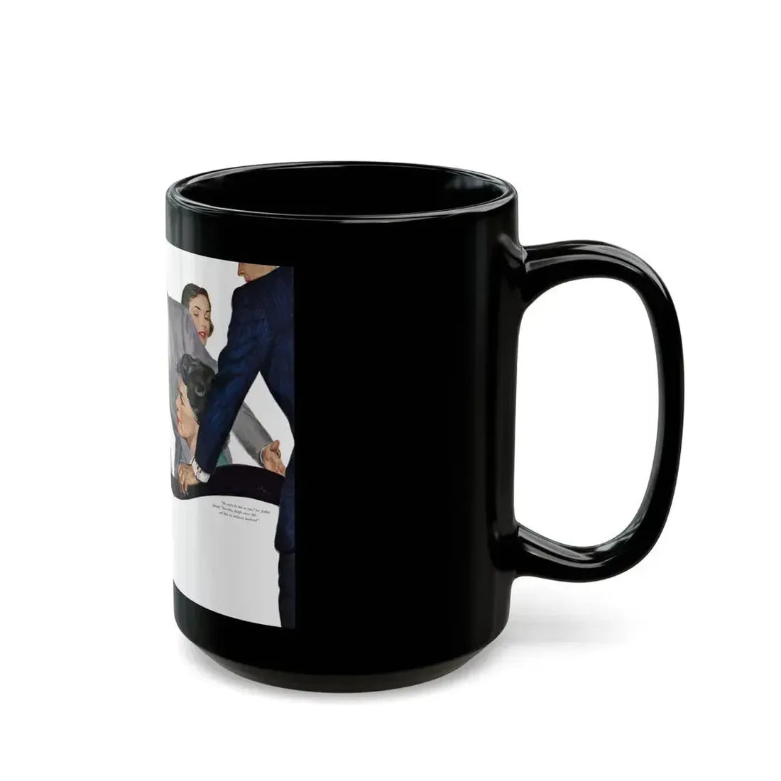 A Place of Our Own, McCall's, January 1952 - Black Coffee Mug - Go Mug Yourself