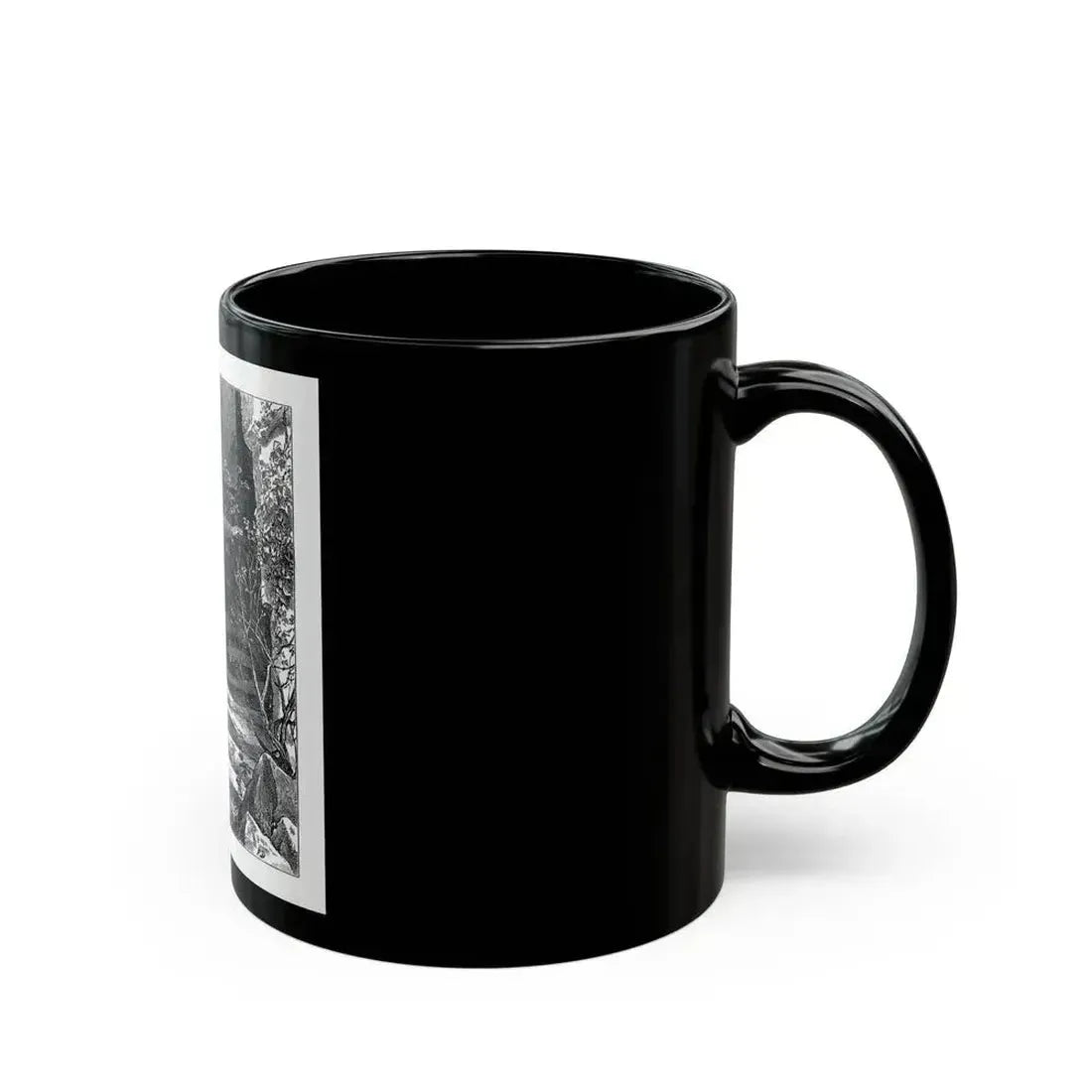 A Point Of Honour by MRL, Cassell's Family Magazine, 1885 - Black Coffee Mug - Go Mug Yourself