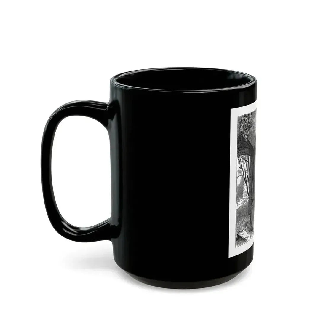 A Point Of Honour by MRL, Cassell's Family Magazine, 1885 - Black Coffee Mug - Go Mug Yourself