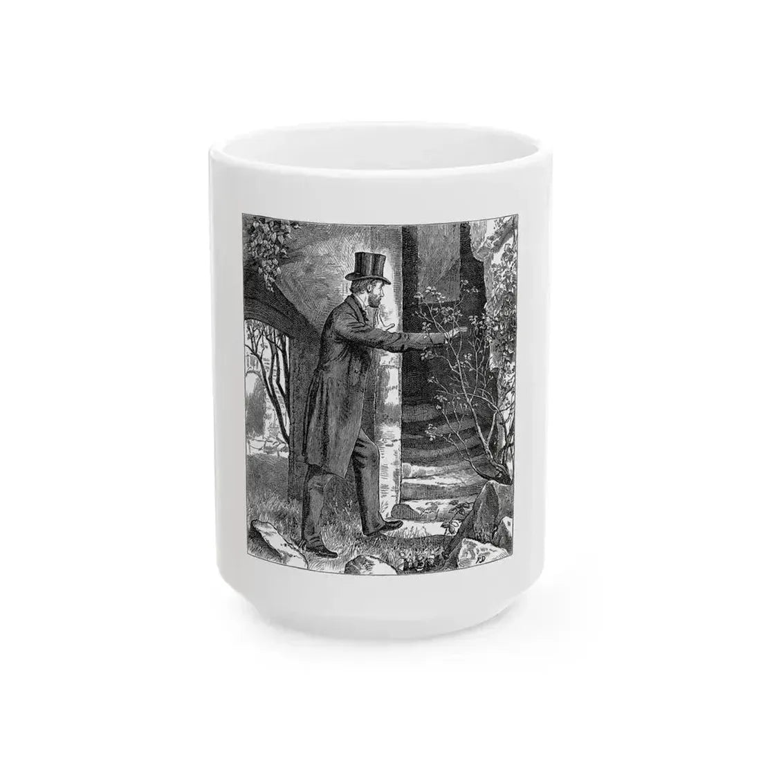 A Point Of Honour by MRL, Cassell's Family Magazine, 1885 - White Coffee Mug 15oz - Go Mug Yourself