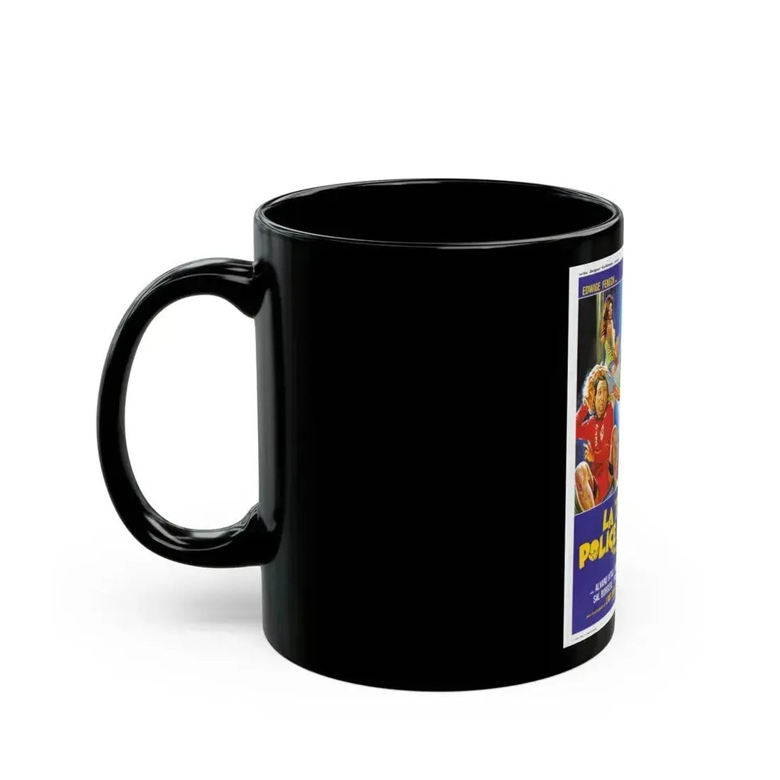 A POLICEWOMAN OF THE VICE SQUAD 1982 Movie Poster - Black Coffee Mug - Go Mug Yourself