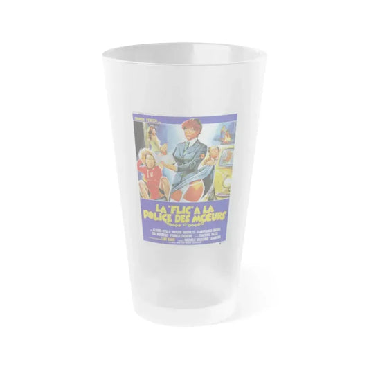 A POLICEWOMAN OF THE VICE SQUAD 1982 Movie Poster - Frosted Pint Glass 16oz 16oz Frosted - Go Mug Yourself