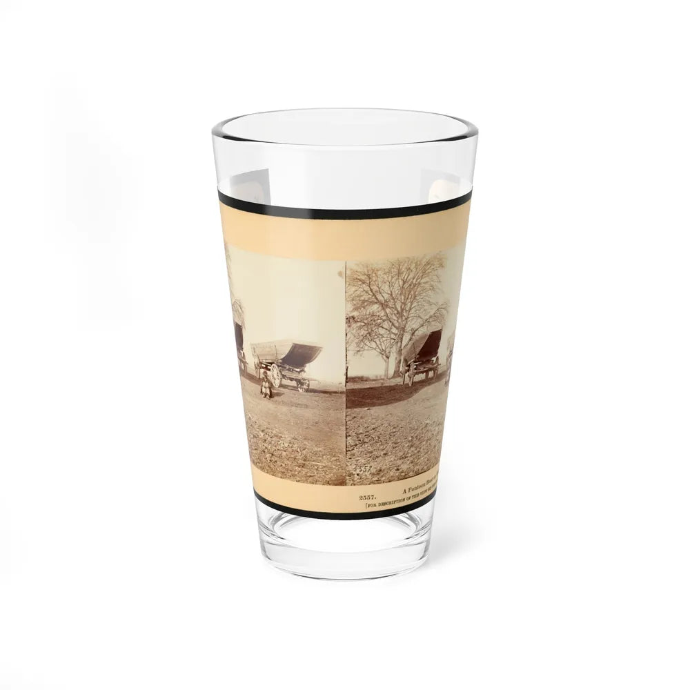 A Pontoon Boat On Wheels (U.S. Civil War) Pint Glass 16oz-16oz-Go Mug Yourself